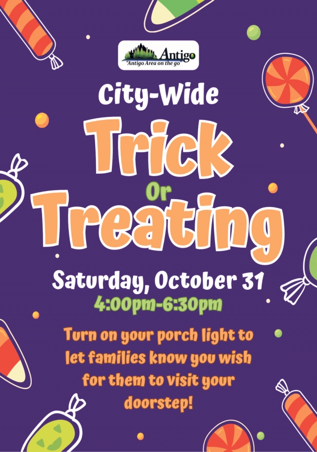 City-Wide Trick or Treating, City of Antigo, Antigo, WI