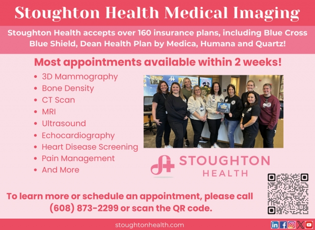 Most Appointments Available Within 2 Weeks!, Stoughton Hospital, Stoughton, WI