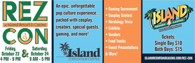 Rez Con, Island Resort & Casino, Harris, MI