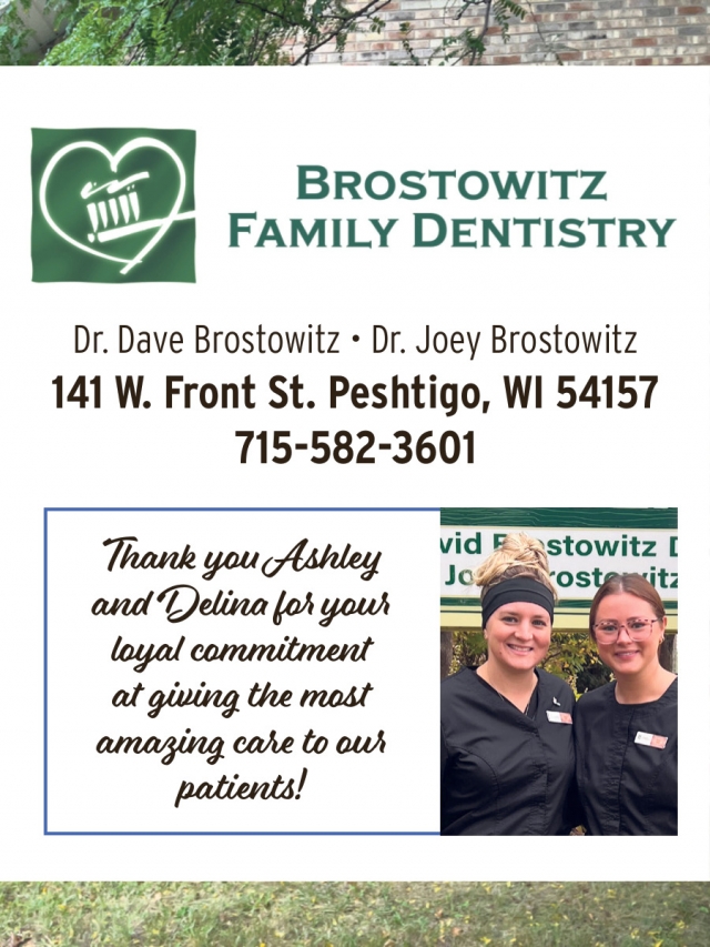 Dental Services, Brostowitz Family Dentistry, Peshtigo, WI