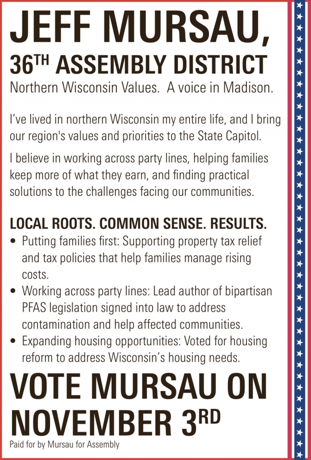 Jeff Mursau For Assembly District, Jeff Mursau