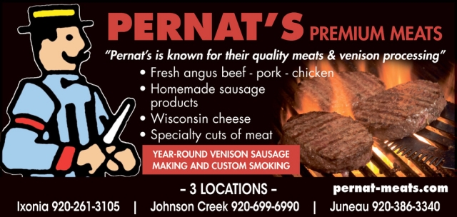 Fresh Angus Beef - Pork - Chicken, Pernat's Premium Meats, Juneau, WI