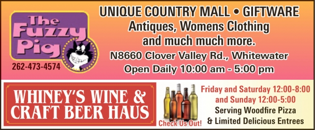 Unique Country Mall, The Fuzzy Pig, Whitewater, WI