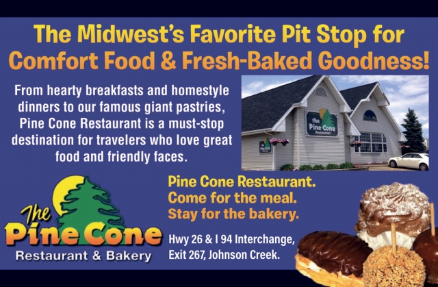 Restaurant & Bakery, The Pine Cone Restaurant & Bakery, Johnson Creek, WI