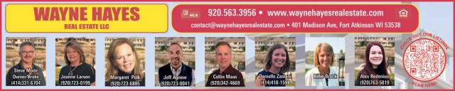 Real Estate Services, Wayne Hayes Real Estate, LLC, Fort Atkinson, WI
