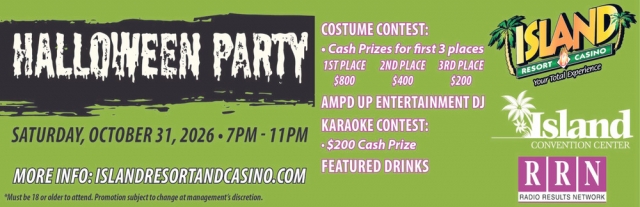 Halloween Party, Island Resort & Casino, Harris, MI