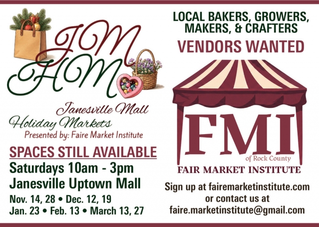 Local Bakers, Growers, Makers, & Crafters, Jamesville Mall Holiday Markets