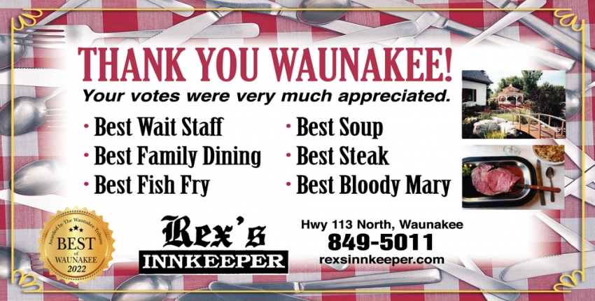 Thank You Waunakee!