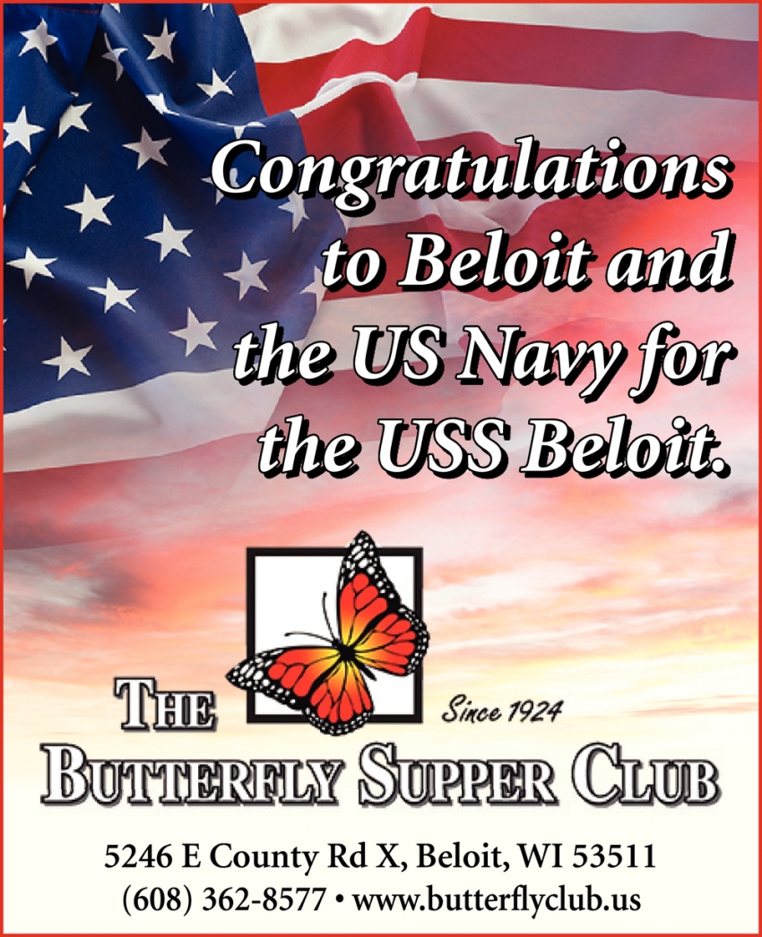 Congratulations To Beloit And The Us Navy For The USS Beloit