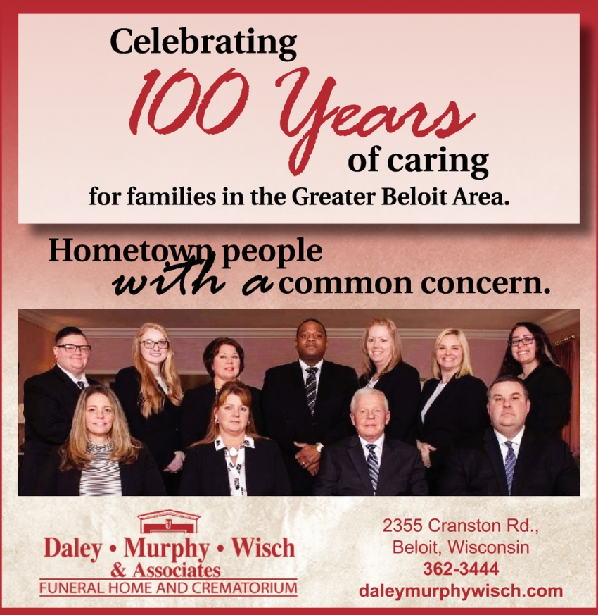 Celebrating 100 Years Of Caring For Families