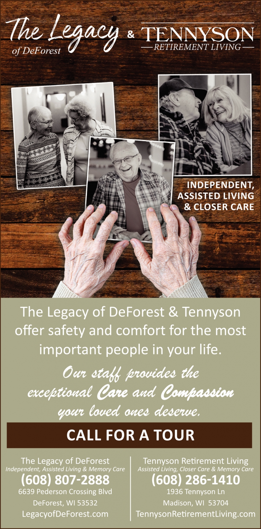 Independent, Assisted Living & Closer Care