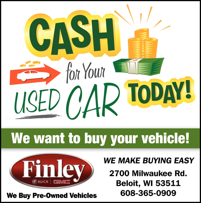 We Want To Buy Your Vehicle!