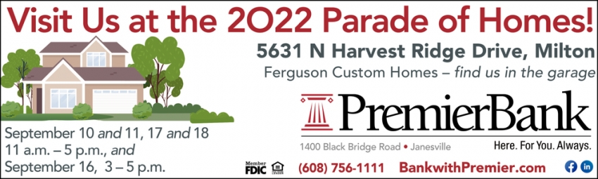 Visit Us At The 2022 Parade Of Homes!