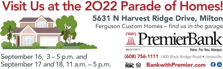 Visit Us At The 2022 Parade Of Homes!