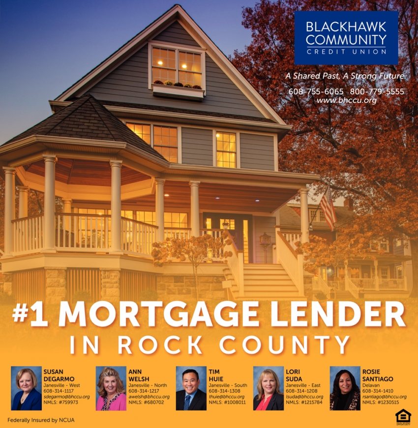 #1 Mortgage Lender In Rock County