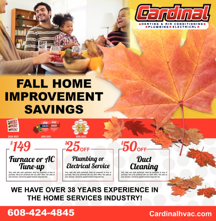 Fall Home Improvement Savings
