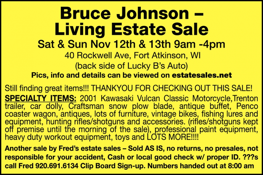 Living Estate Sale