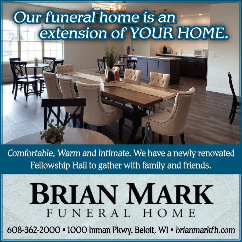 Our Funeral Home Is An Extension Of Your Home