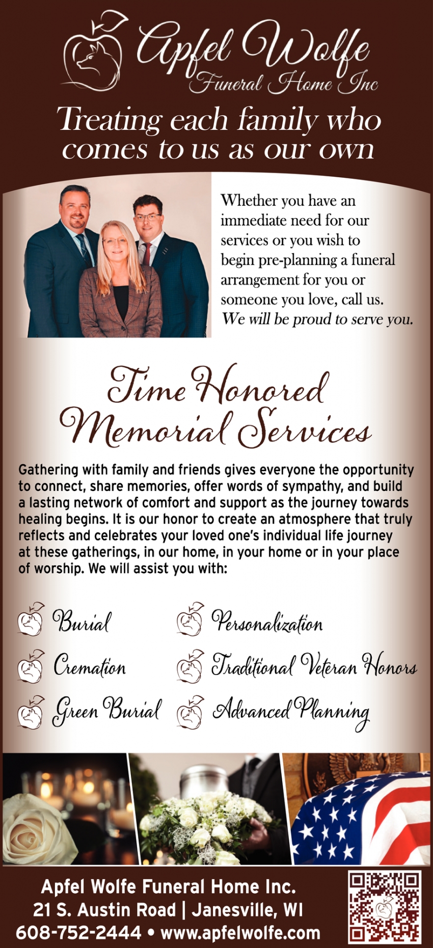 Time Honored Memorial Services