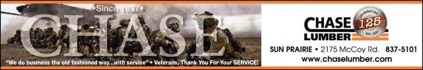 Veterans, Thank You