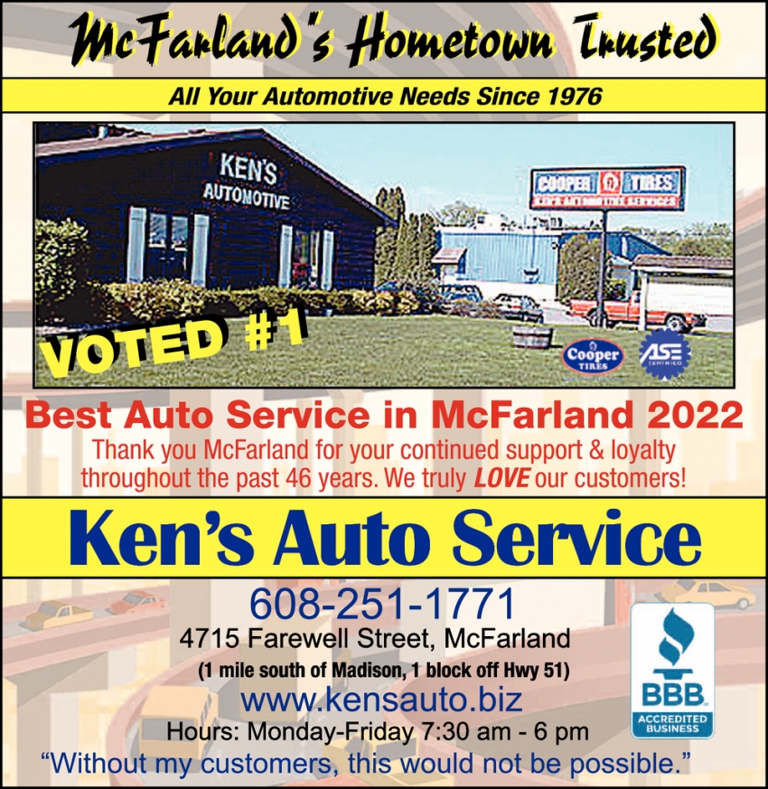 Best Auto Service In McFarland 2022