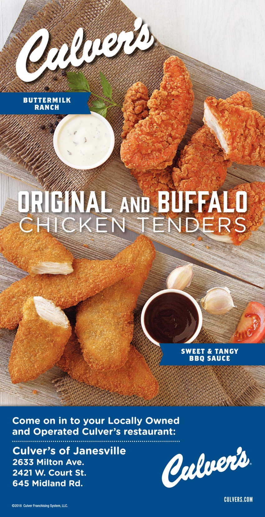Original And Buffalo Chicken Tenders