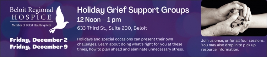 Holiday Grief Support Groups