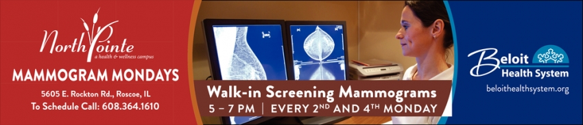 Walk In Screening Mammograms