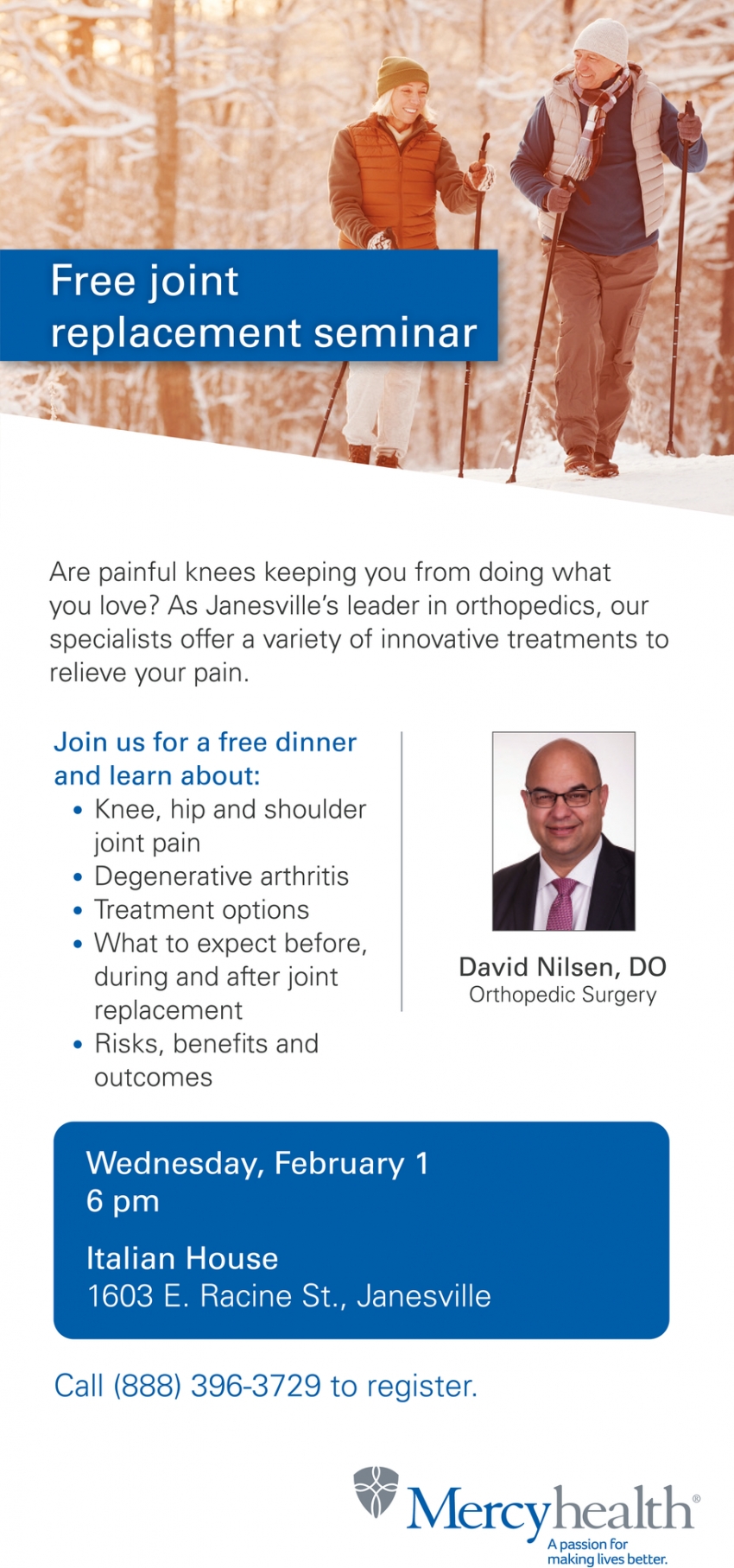 Free Joint Replacement Seminar