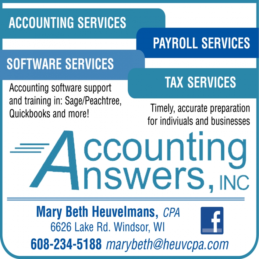 Accounting Services - Payroll Services - Software Services