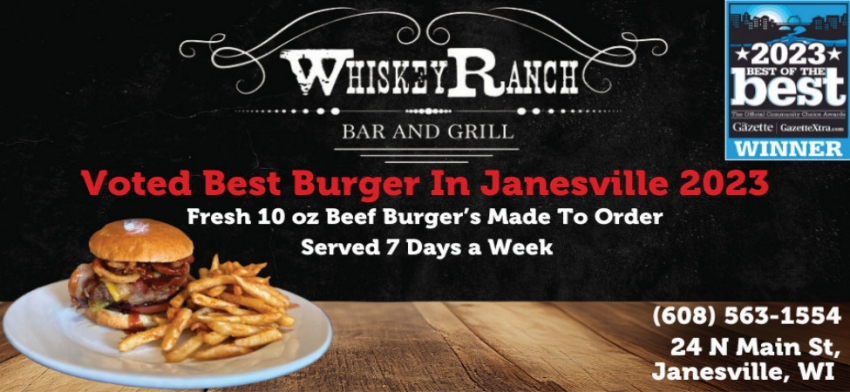 Voted Best Burger In Janesville 2023