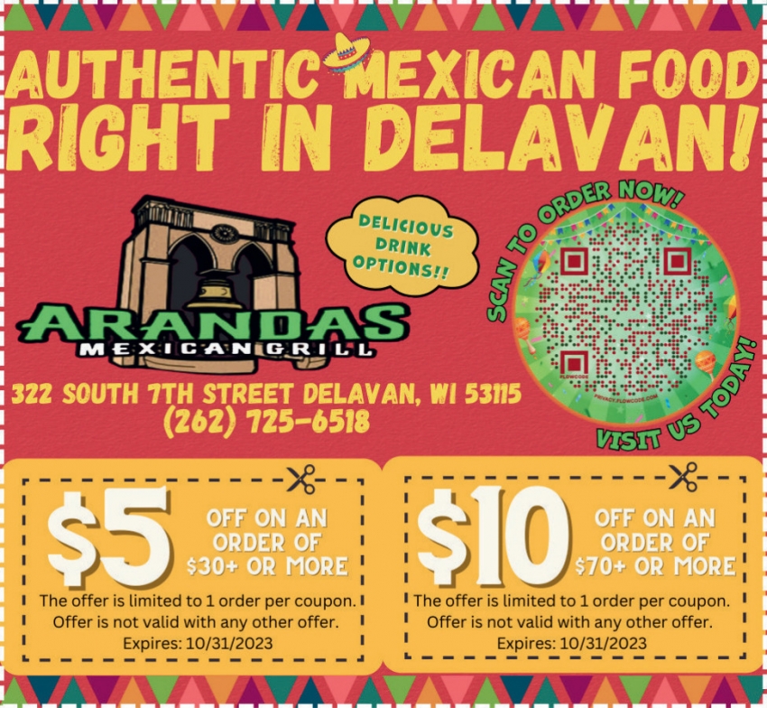 Authentic Mexican Food Right In Delavan!