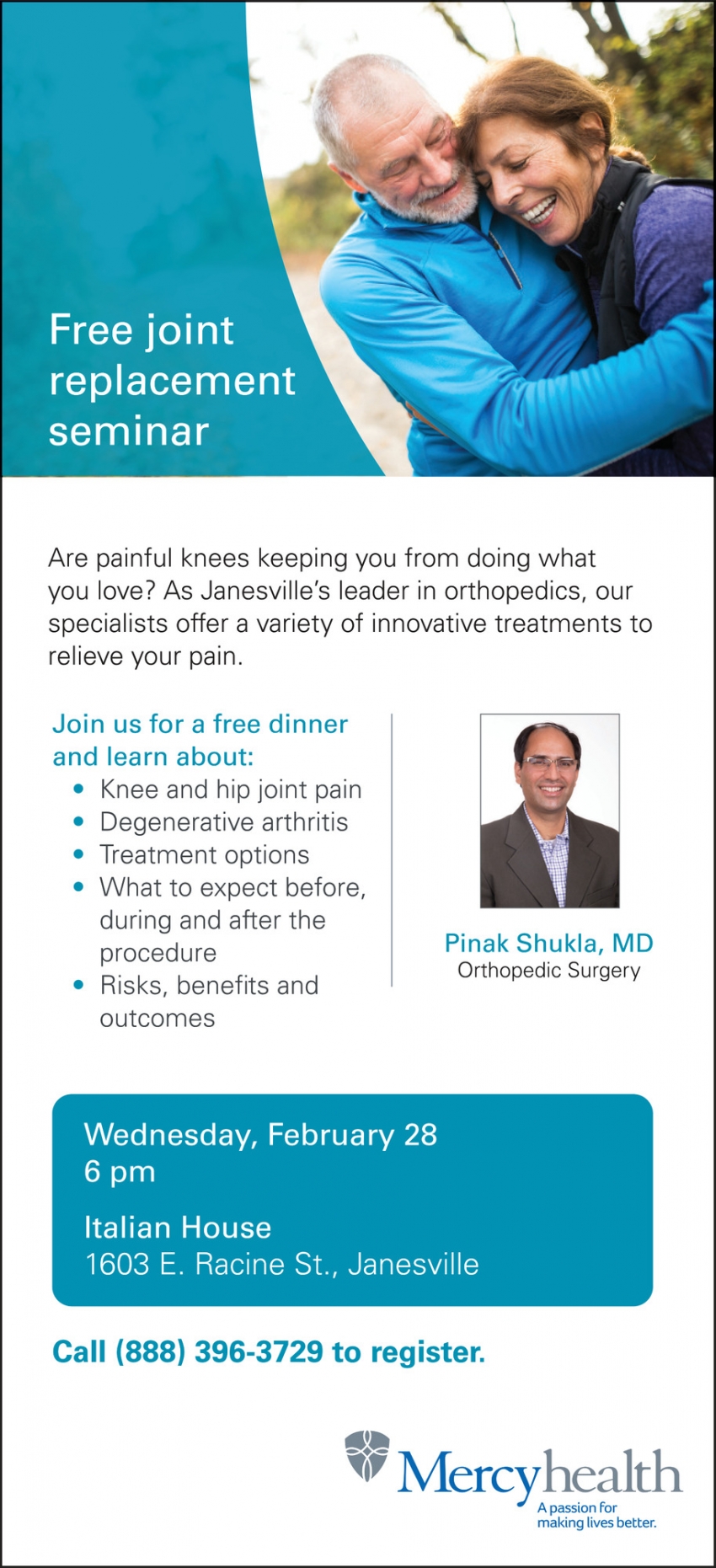 Free Joint Replacement Seminar