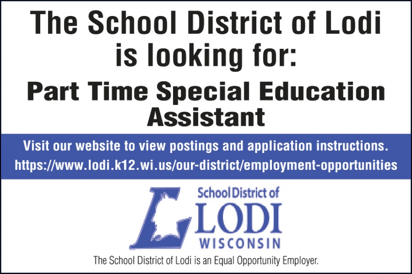 Part Time Special Education Assistant