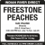 Freestone Peaches