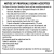 Notice of Proposals Being Accepted