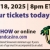 Get Your Tickets Today!