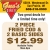 2 Piece Fried Cod & 2 Basic Sides $12.99