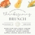 Thanksgiving Brunch