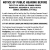 Notice of Public Hearing Before