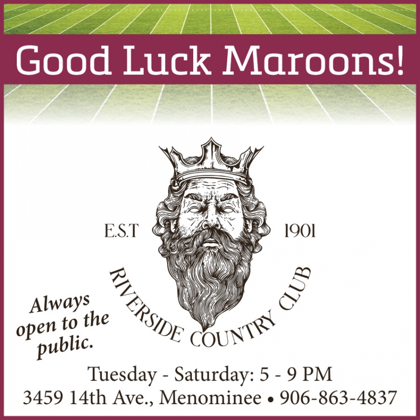 Good Luck Maroons!