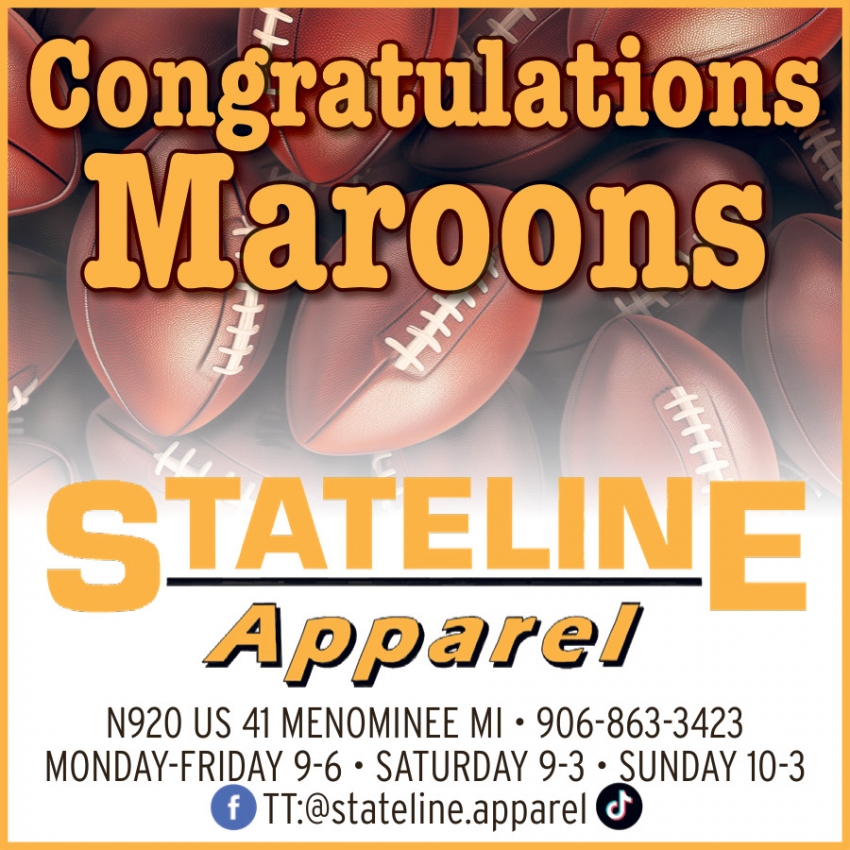Congratulations Maroons