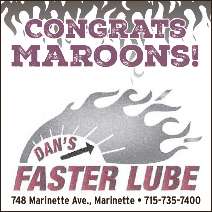 Congrats Maroons!