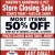 Store Closing Liquidation