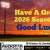 Good Luck! Cambridge Blue Jays