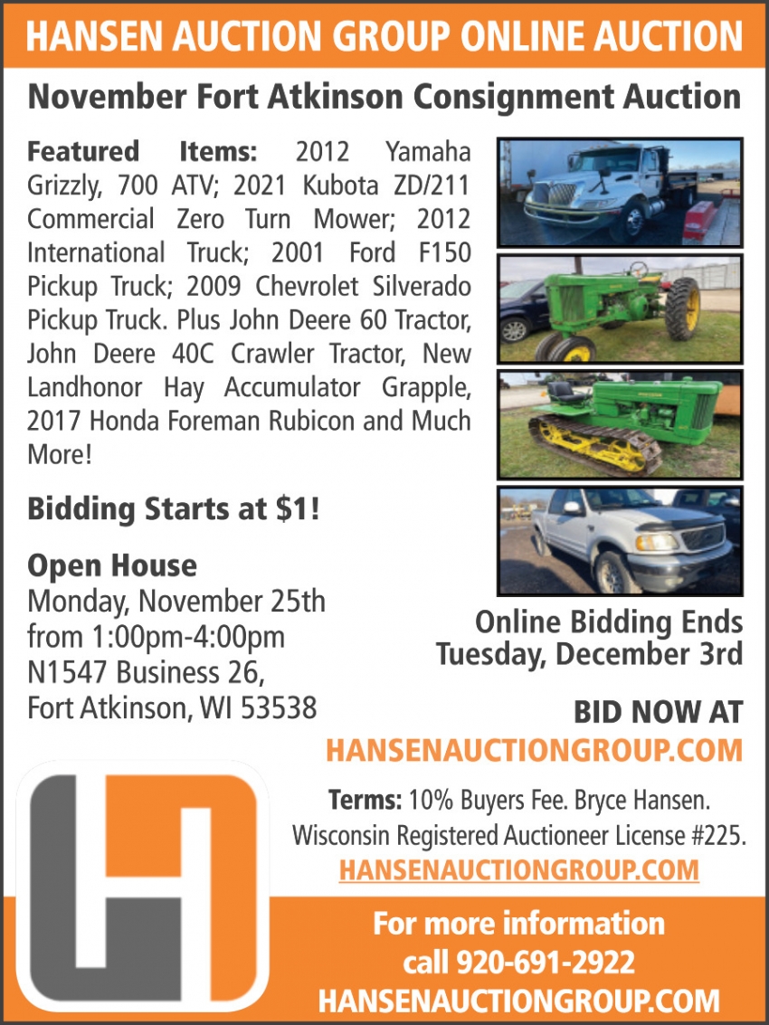 Hansen Auction Group