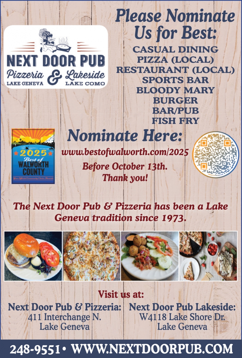 Next Door Pub & Pizzeria