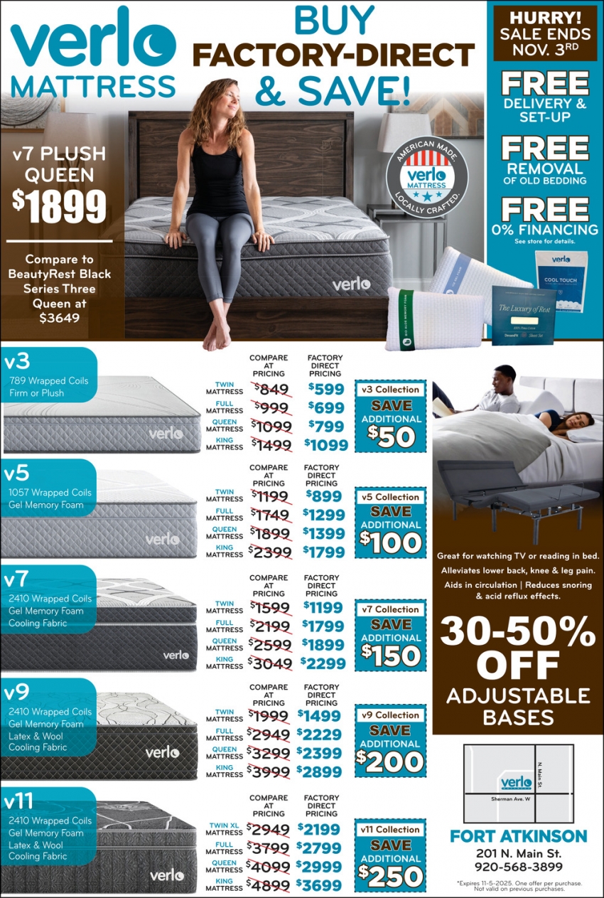Verlo Mattress