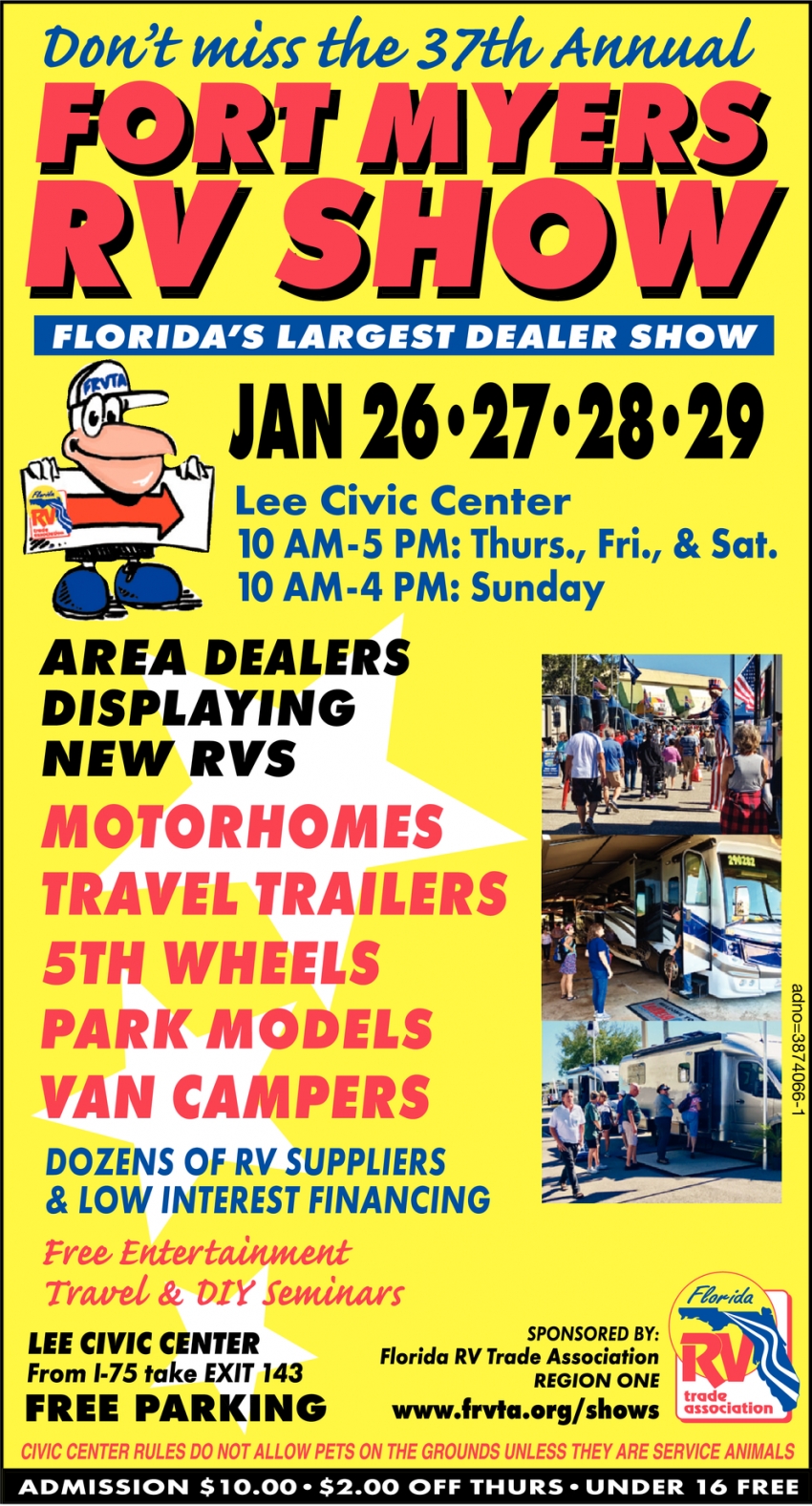 RV Show, Fort Myers RV Show (January 2629, 2023)
