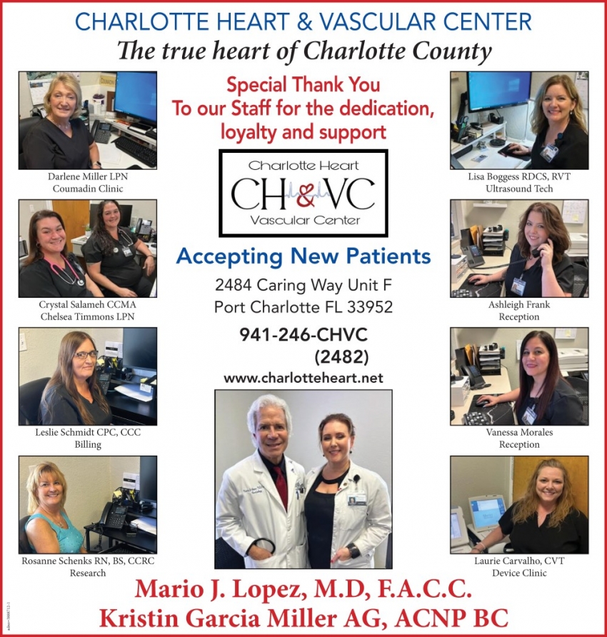 True Heart of Charlotte County, Charlotte Heart & Vascular Center, Port